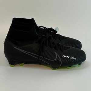 Nike Men's Zoom Superfly DJ5598-001 Black Lace Up Soccer Cleats Size 5 6.5 7 7.5